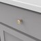 Hickory Hardware Maven Collection Knob 15/16 Inch Diameter Brushed Golden Brass Finish H078777BGB - alternate 6